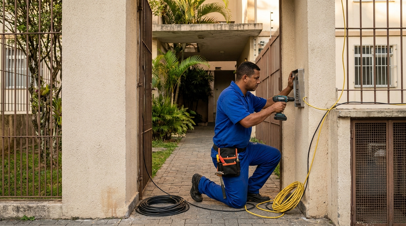Instalacao de interfone profissional em Guarapari‑ES