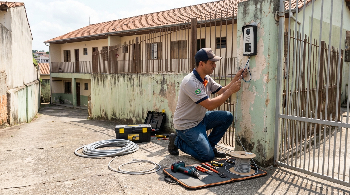 Instalacao de interfone residencial em Guarapari‑ES