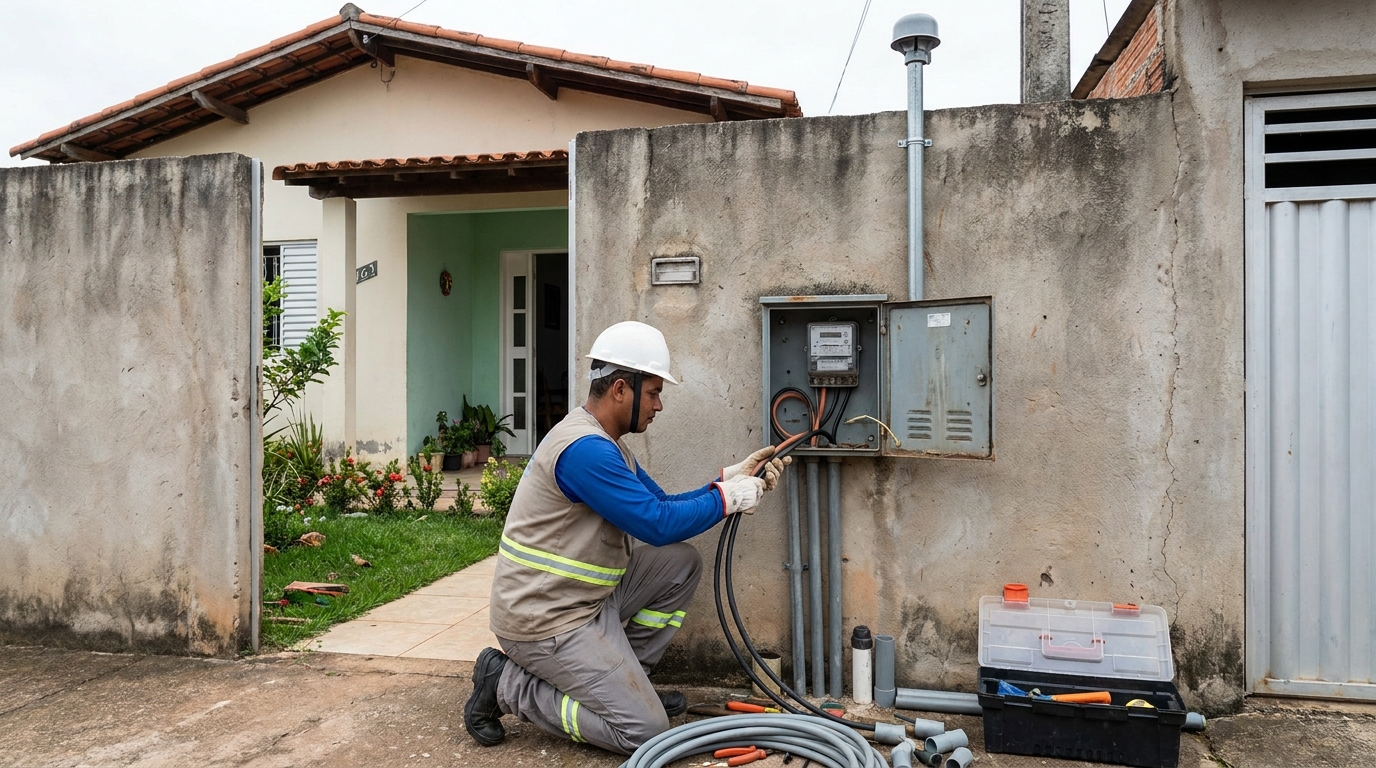 Instalacao de padrao de energia em Guarapari‑ES