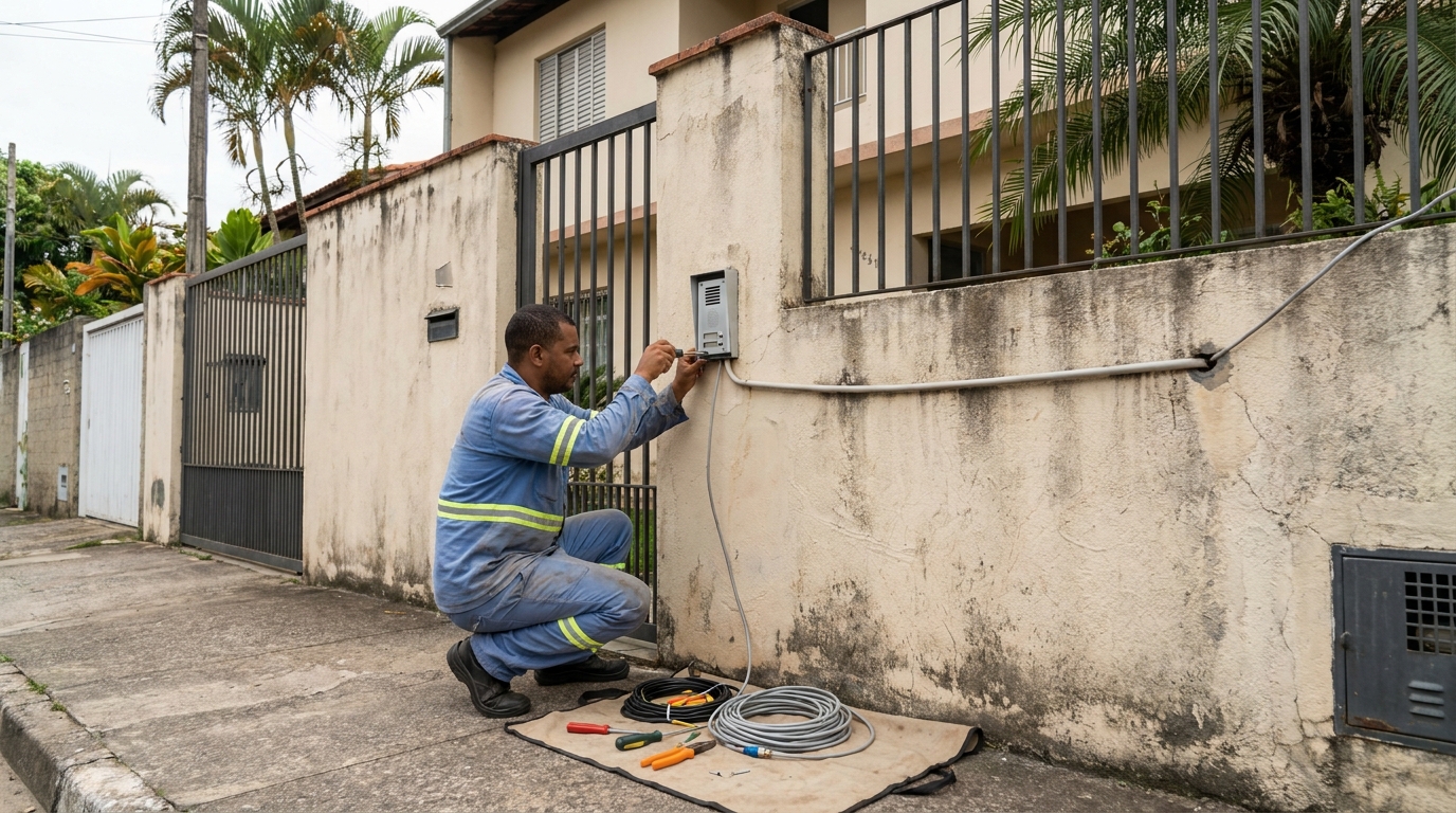 Instalacao de video porteiro em Guarapari‑ES