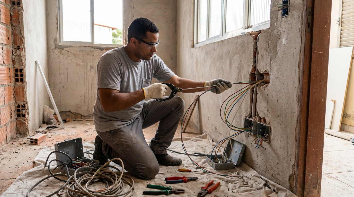 Modernizacao de fiacao eletrica em Guarapari‑ES