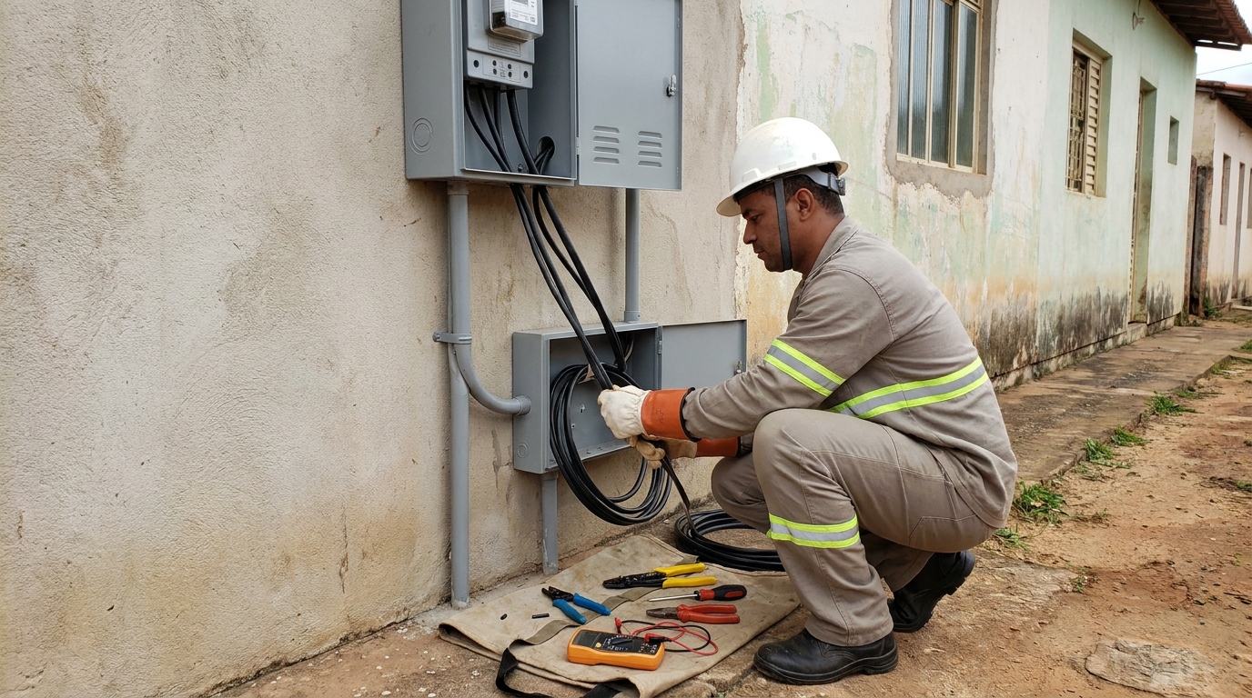 Troca de padrao de energia em Guarapari‑ES